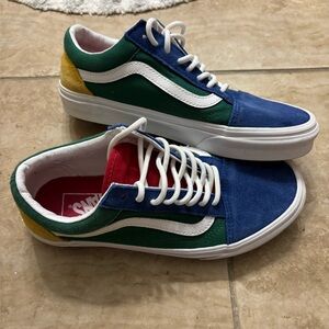 Vans Yacht Club Old Skool Sneakers - Blue, Green, Yellow, Red